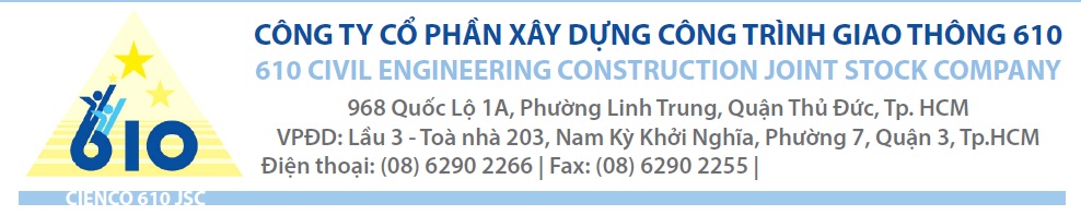  Trụ sở Công ty CPXD Công trình Giao Thông 610